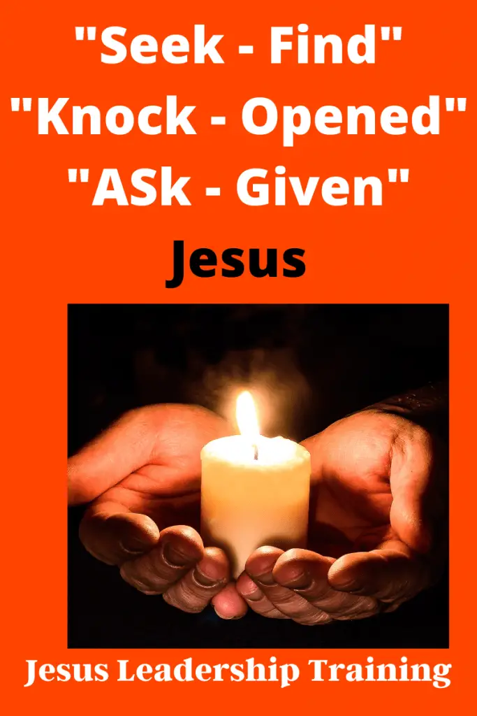 Seek Knock Ask