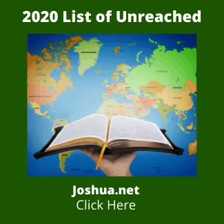 2020 List of Unreached
