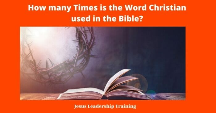 how many times is christian mentioned in the bible
