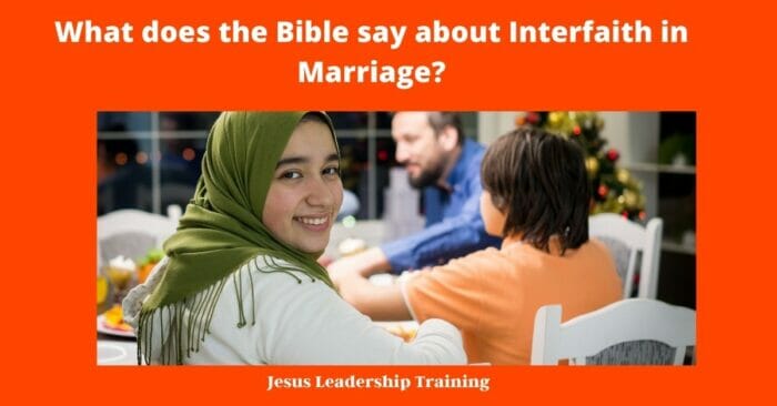What does the Bible say about Interfaith in Marriage?
what does the bible say about interfaith marriage