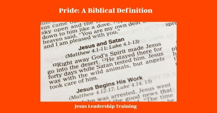 Pride: A Biblical Definition