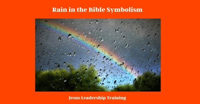 Rain in the Bible Symbolism
what does rain symbolize in the bible