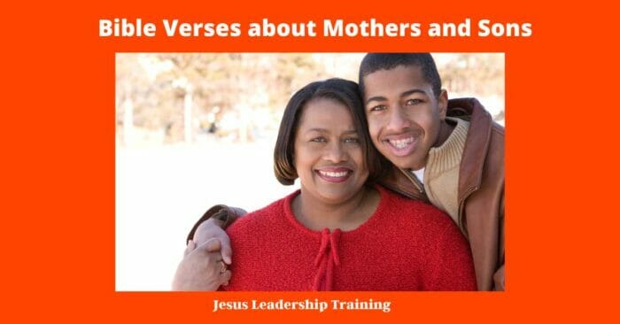 Bible Verses about Mothers and Sons - 
