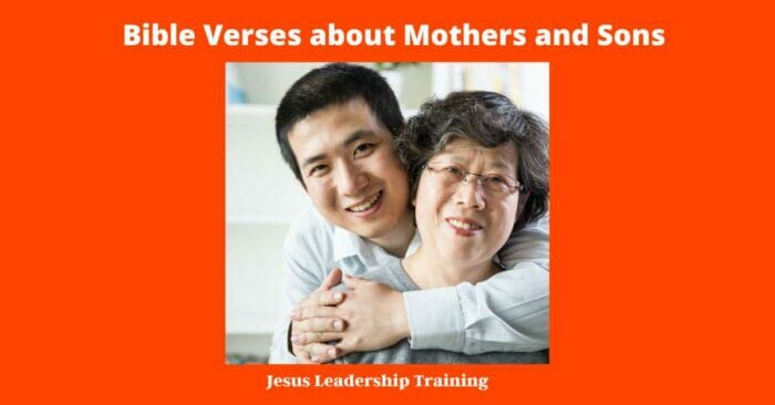 Bible Verses about Mothers and Sons - 