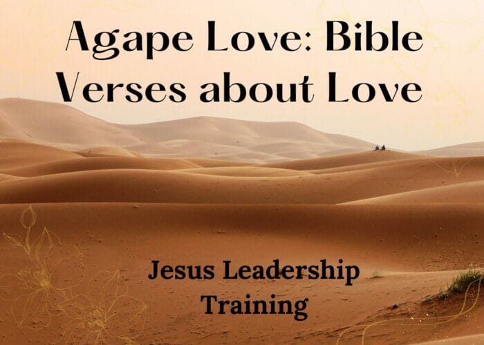 Agape Love: Bible Verses about Love