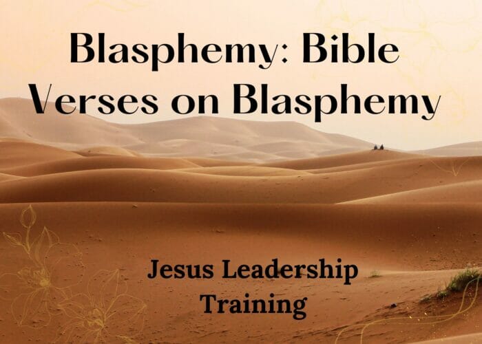 Blasphemy: Bible Verses on Blasphemy