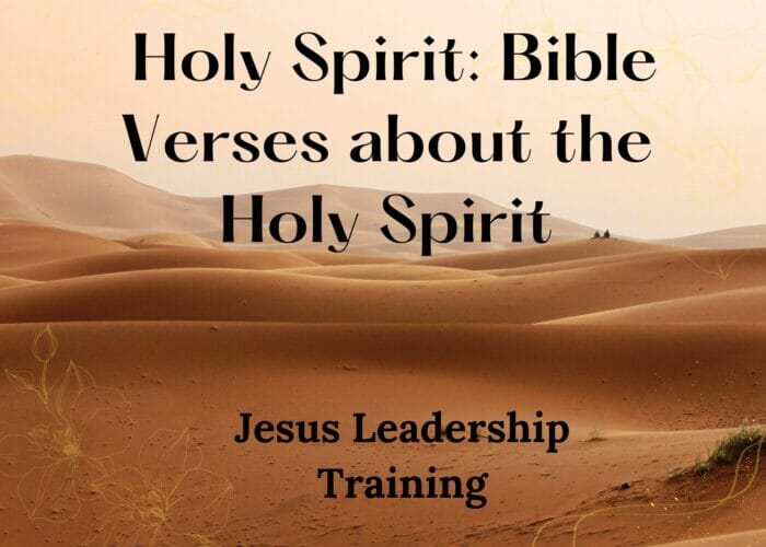 Holy Spirit Bible Verses about the Holy Spirit