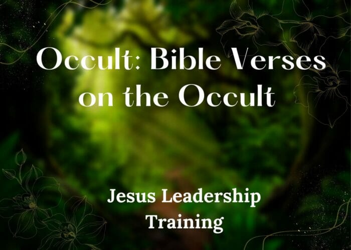 Occult: Bible Verses on the Occult