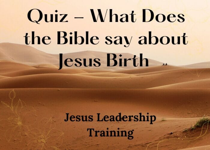 What Does the Bible say about Jesus Birth