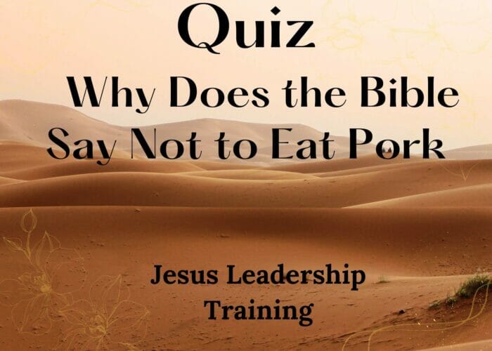 Why Does the Bible Say Not to Eat Pork