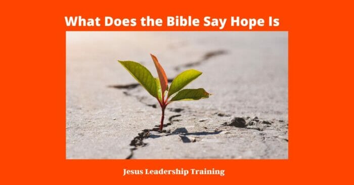 What Does the Bible Say Hope Is