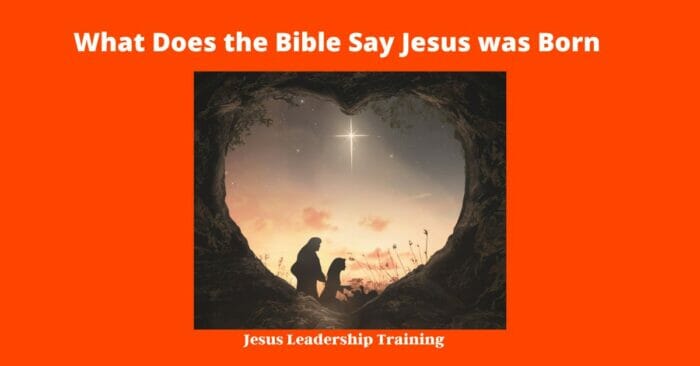 What Does the Bible Say Jesus was Born