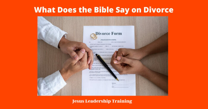 What Does the Bible Say on Divorce