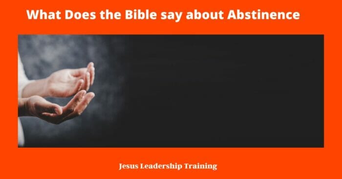 What Does the Bible say about Abstinence