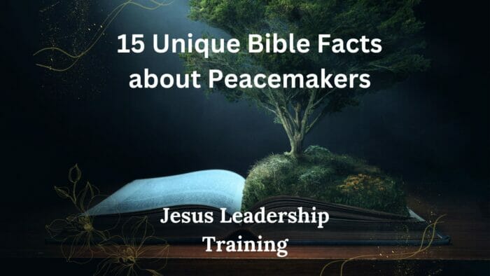15 Unique Bible Facts about Peacemakers