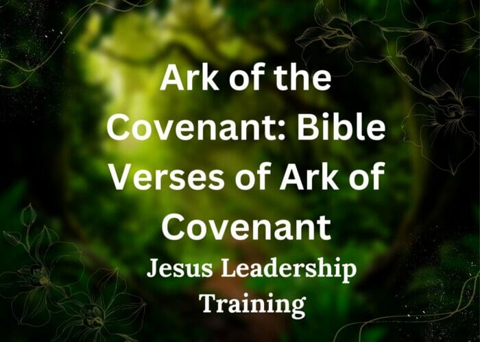 Ark of the Covenant Bible Verses of Ark of Covenant
