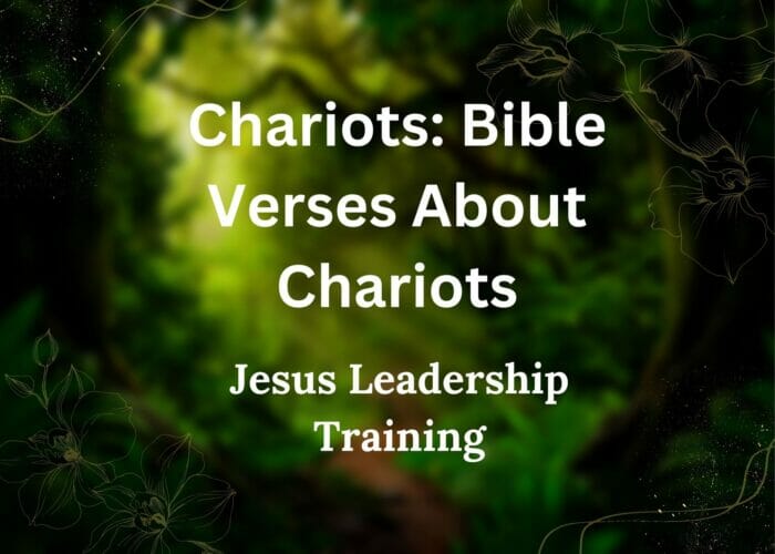 Chariots: Bible Verses About Chariots
