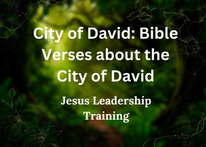 City of David Bible Verses about the City of David