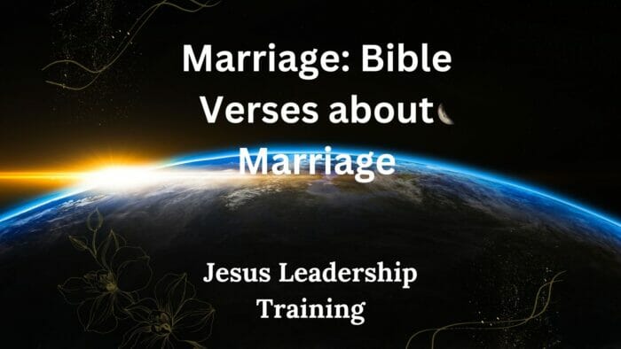 Marriage Bible Verses about Marriage