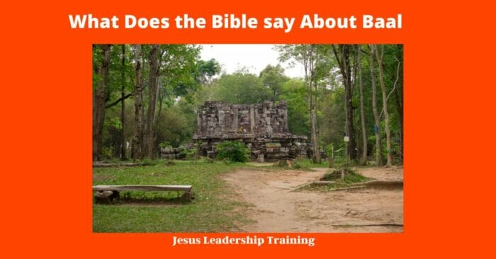 What Does the Bible say About Baal