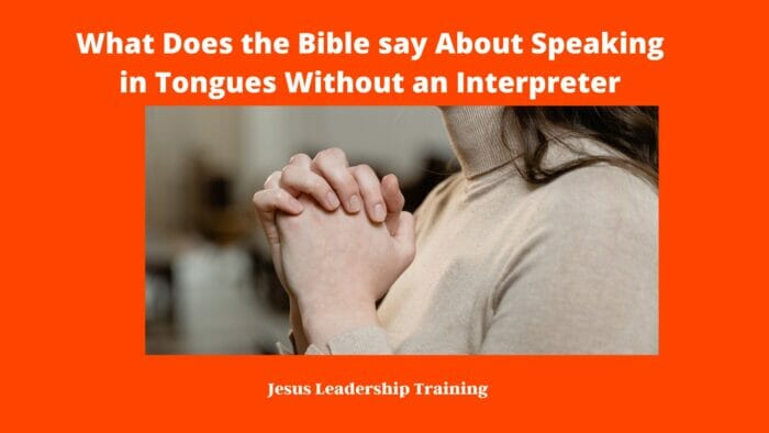 Without an Interpreter