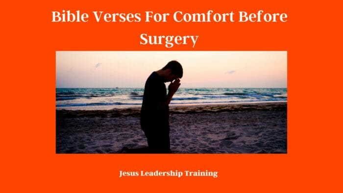 Bible Verses For Comfort Before Surgery 3