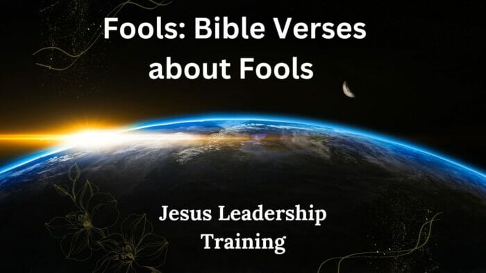Fools Bible Verses about Fools