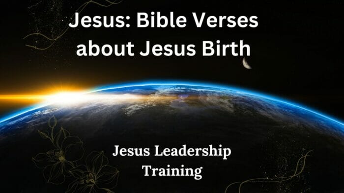 Jesus: Bible Verses about Jesus Birth