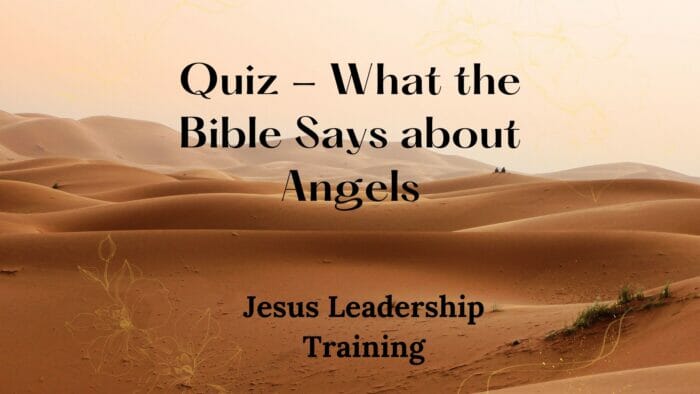 Quiz - What the Bible Says about Angels