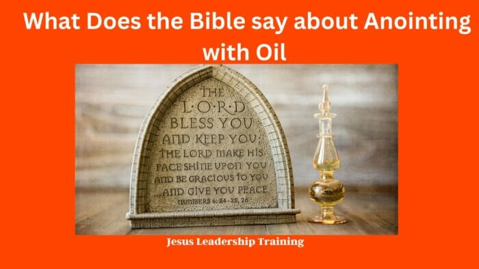 What Does the Bible say about Anointing with Oil