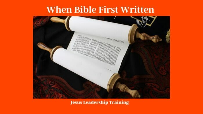 When Bible First Written