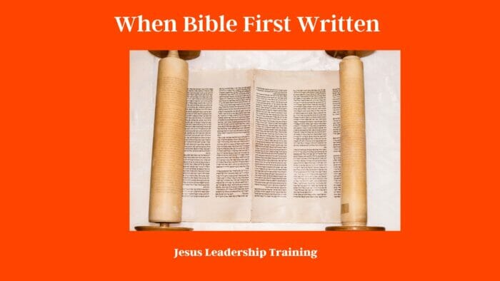 When Bible First Written