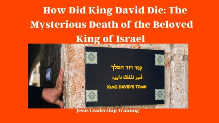 How Did King David Die