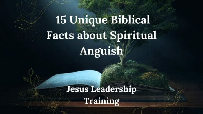 15 Unique Biblical Facts about Spiritual Anguish