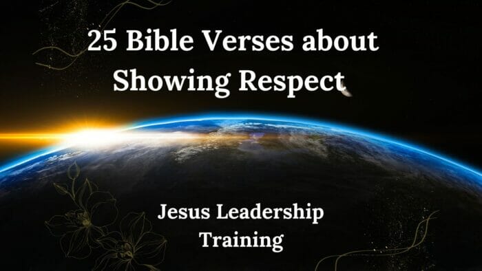 25 Bible Verses about Showing Respect