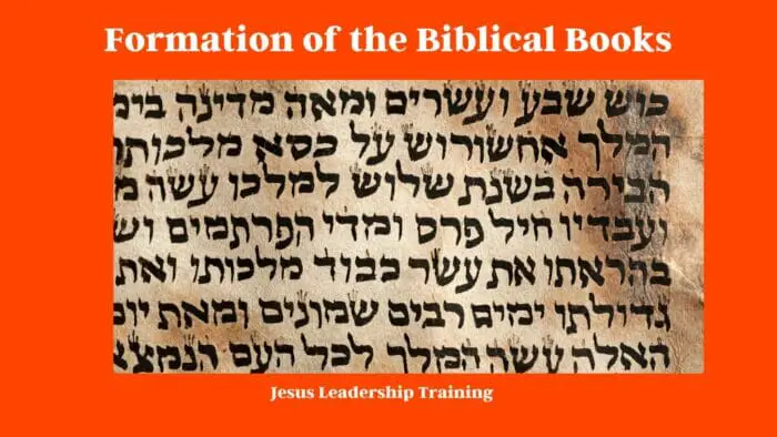 Formation of the Biblical Books