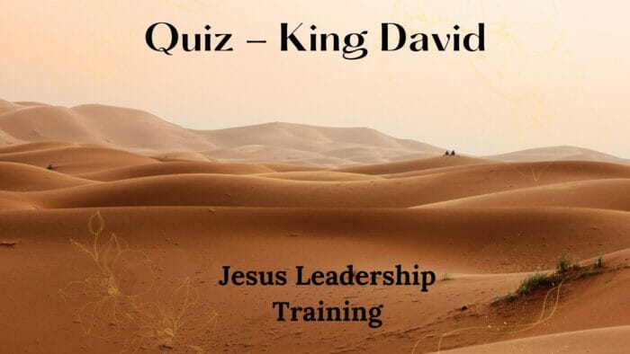 Quiz - King David