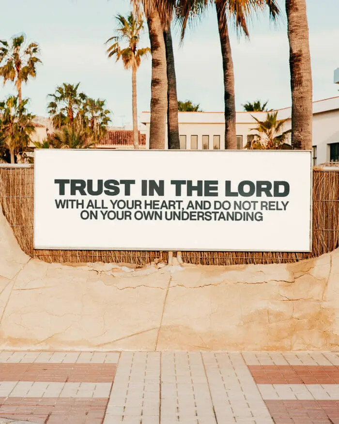 Trust In The Lord Image