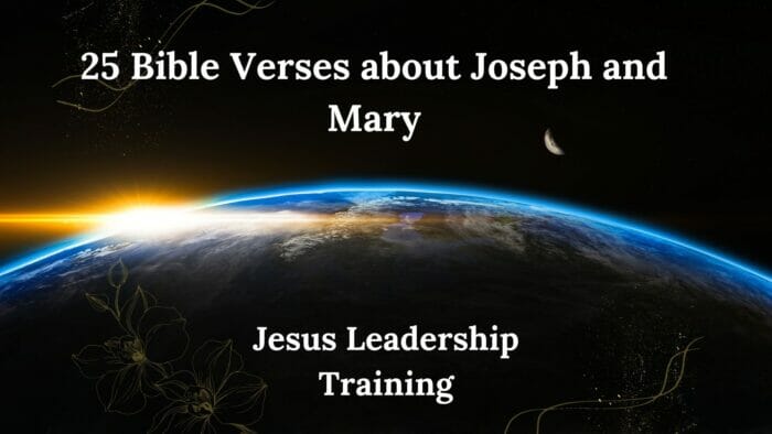 25 Bible Verses about Joseph and Mary