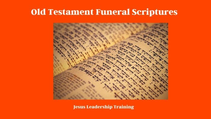 Old Testament Funeral Scriptures