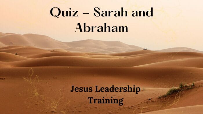 Quiz - Sarah and Abraham