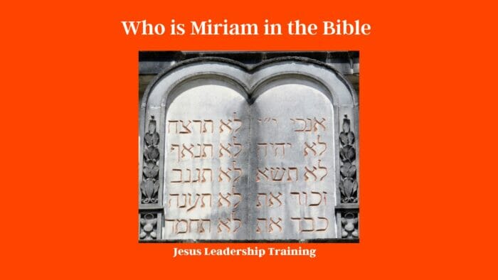 Who is Miriam in the Bible