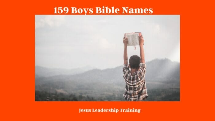 159 Boys Bible Names