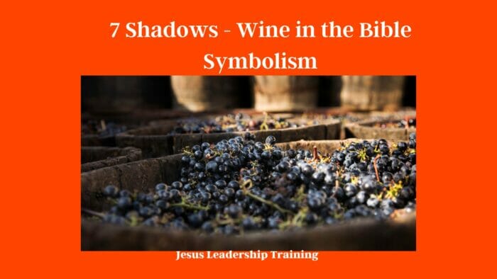 7 Shadows - Wine in the Bible Symbolism
