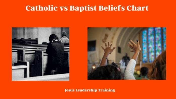 Catholic vs Baptist Beliefs Chart