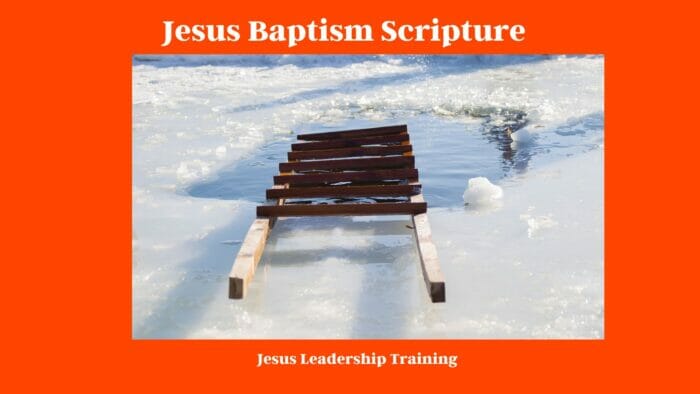 Jesus Baptism Scripture