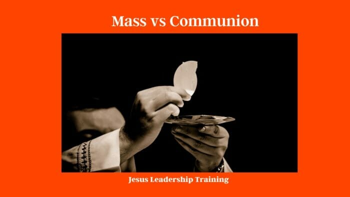 Mass vs Communion