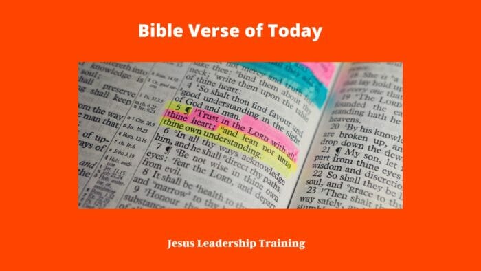 Bible Verse of Today Jesus Leadership Training https://jesusleadershiptraining.com/