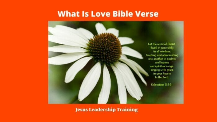 What Is Love Bible Verse