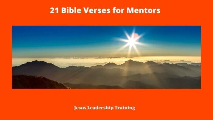 21 Bible Verses for Mentors
